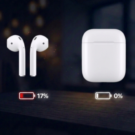 AirPods descarregando rápido