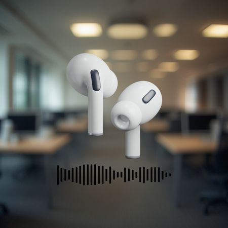 Som baixo nos AirPods