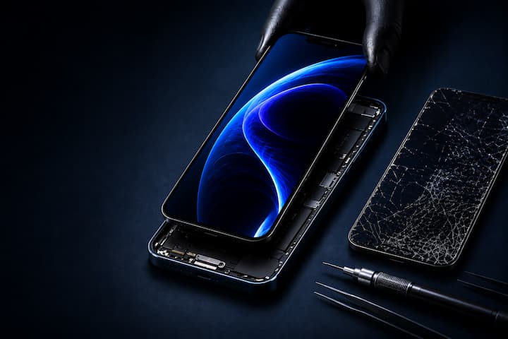 Substituição de tela OLED (PREMIUM)
